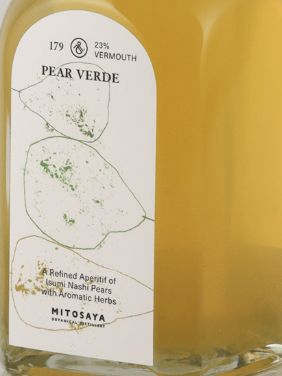 mitosaya No.179 PEAR VERDE - Bottle Of Japan