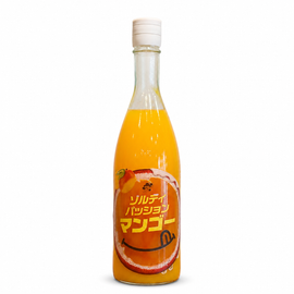 mitsu Honey Salt Passion Mango 710ml on white background