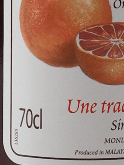 Monin Blood Orange Syrup - Bottle Of Japan