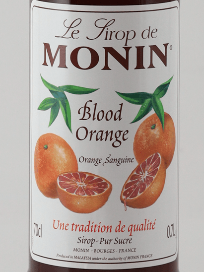 Monin Blood Orange Syrup - Bottle Of Japan