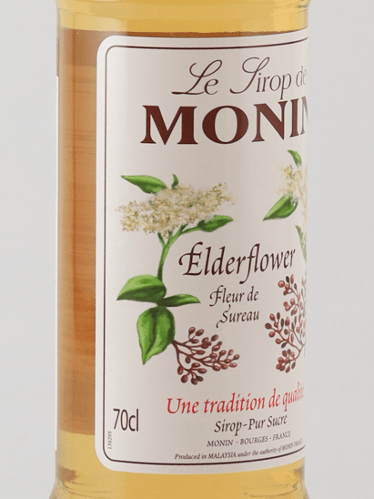 Monin Elderflower Syrup 700ml - Bottle Of Japan