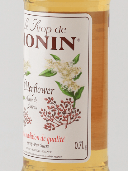 Monin Elderflower Syrup 700ml - Bottle Of Japan