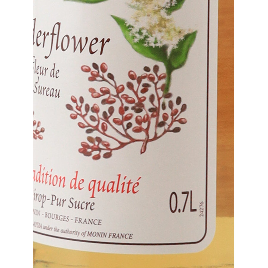 Monin Elderflower Syrup 700ml - volume right detail