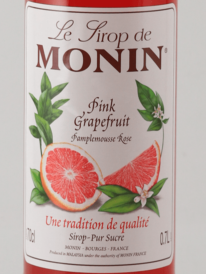 Monin Pink Grapefruit Syrup - Bottle Of Japan
