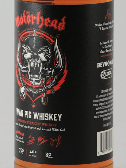 Motorhead War pig Premium Straight Whiskey - Bottle Of Japan