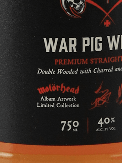Motorhead War pig Premium Straight Whiskey - Bottle Of Japan