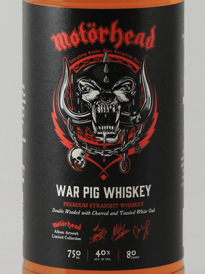 Motorhead War pig Premium Straight Whiskey - Bottle Of Japan