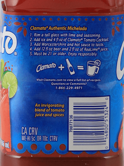 Motts Clamato Tomato Cocktail 946ml - Bottle Of Japan