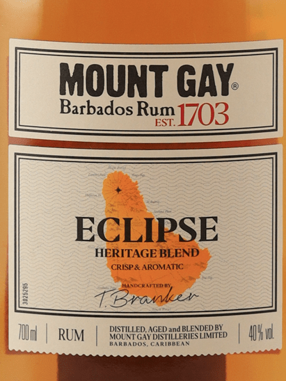 Mount Gay Eclipse - Bottle Of Japan