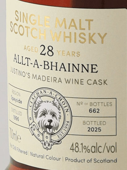 Murray McDavid Allt - A - Bhainne 28 Year Old 1996 - Bottle Of Japan