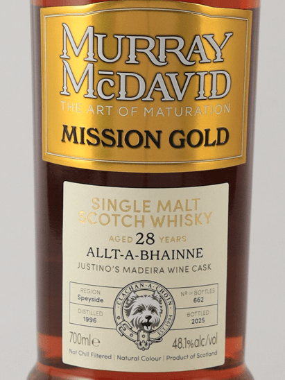 Murray McDavid Allt - A - Bhainne 28 Year Old 1996 - Bottle Of Japan