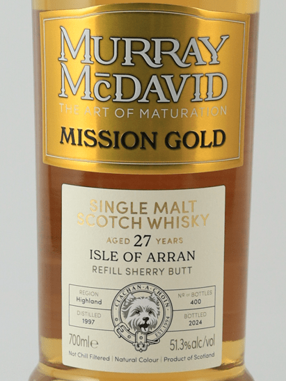 Murray McDavid Arran 27 Year Old 1997 - Bottle Of Japan
