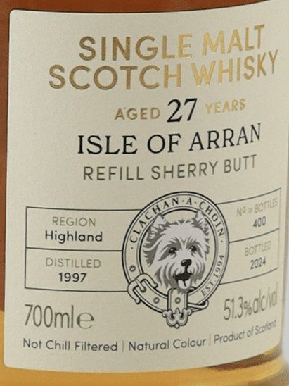 Murray McDavid Arran 27 Year Old 1997 - Bottle Of Japan