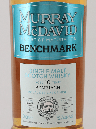 Murray McDavid Benriach 10 Year Old 2014 - Bottle Of Japan
