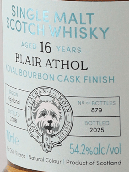 Murray McDavid Blair Athol 16 Year Old 2008 - Bottle Of Japan