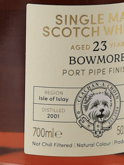 Murray McDavid Bowmore 23 Year Old 2001 - Bottle Of Japan