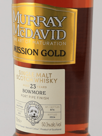 Murray McDavid Bowmore 23 Year Old 2001 - Bottle Of Japan