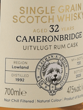 Load image into Gallery viewer, Murray McDavid Cameronbridge 32 Year Old 1992 - Bottle Of Japan