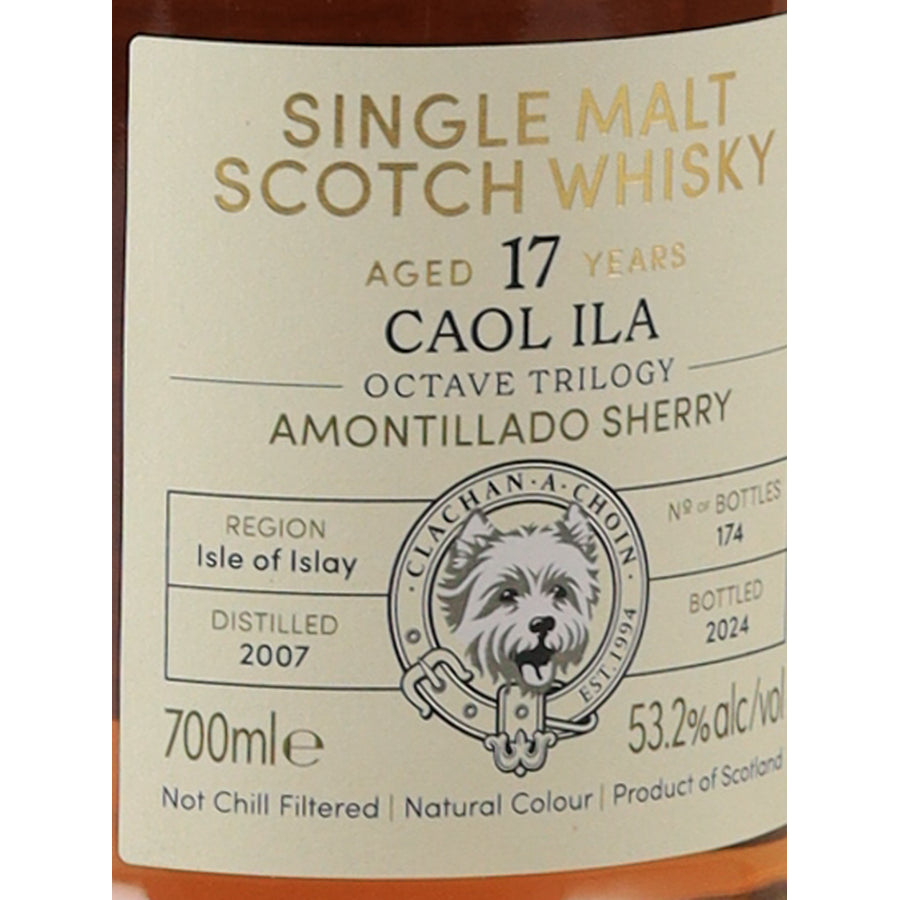 Murray McDavid Caol Ila 17 Year Old 2007, 53.2%, 700ml - distillation and cask detail