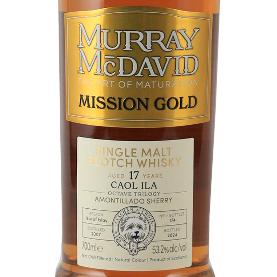 Murray McDavid Caol Ila 17 Year Old 2007, 53.2%, 700ml - front label