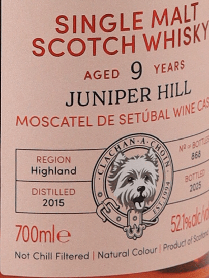 Murray McDavid Juniper Hill 9 Year Old 2015 - Bottle Of Japan