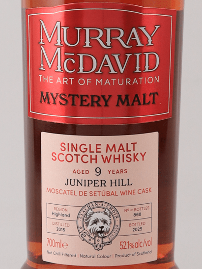 Murray McDavid Juniper Hill 9 Year Old 2015 - Bottle Of Japan