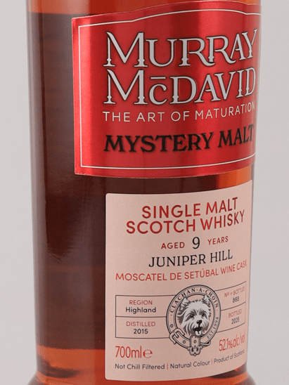 Murray McDavid Juniper Hill 9 Year Old 2015 - Bottle Of Japan