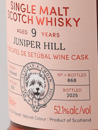 Murray McDavid Juniper Hill 9 Year Old 2015 - Bottle Of Japan