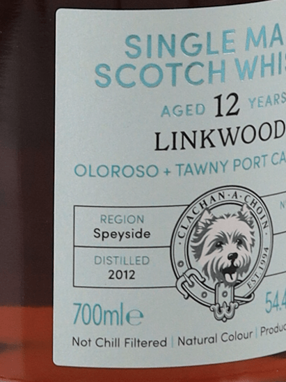 Murray McDavid Linkwood 12 Year Old 2012 - Bottle Of Japan