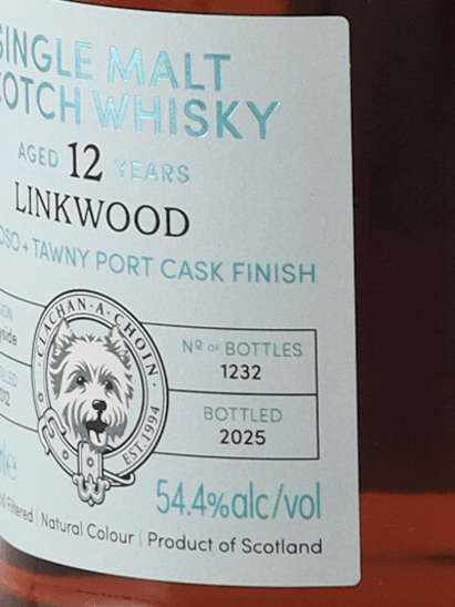 Murray McDavid Linkwood 12 Year Old 2012 - Bottle Of Japan