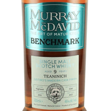Load image into Gallery viewer, Murray McDavid Teaninich 9 Year Old 2012 46% - front label
