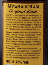 Load image into Gallery viewer, Myers's Dark - Bottle Of Japan