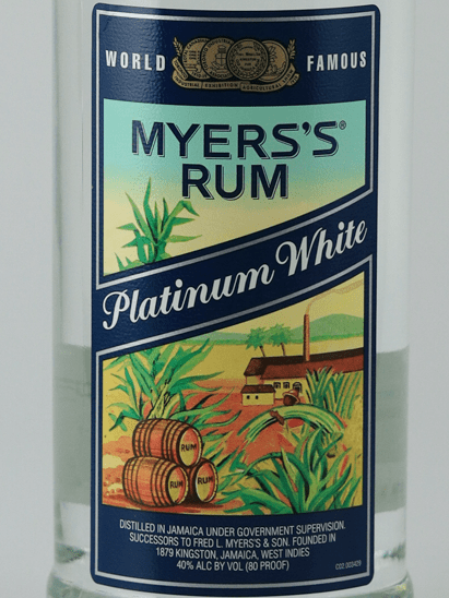Myers's Platinum White 1L - Bottle Of Japan