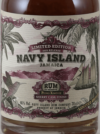 Navy Island Rum PX Sherry Cask Finish 2025 Release - Bottle Of Japan