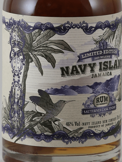 Navy Island Rum Sauternes Cask Finish 2025 Release - Bottle Of Japan
