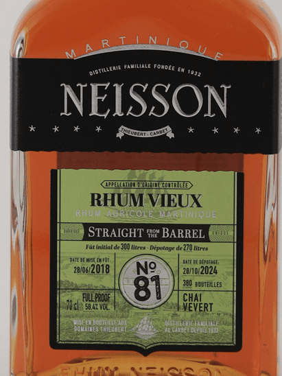 Neisson Straight From The Barrel 2018 81 - Bottle Of Japan