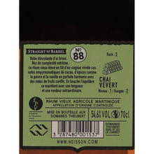 Load image into Gallery viewer, Neisson Straight from the Barrel 2018 No. 88 54.6% - back label
