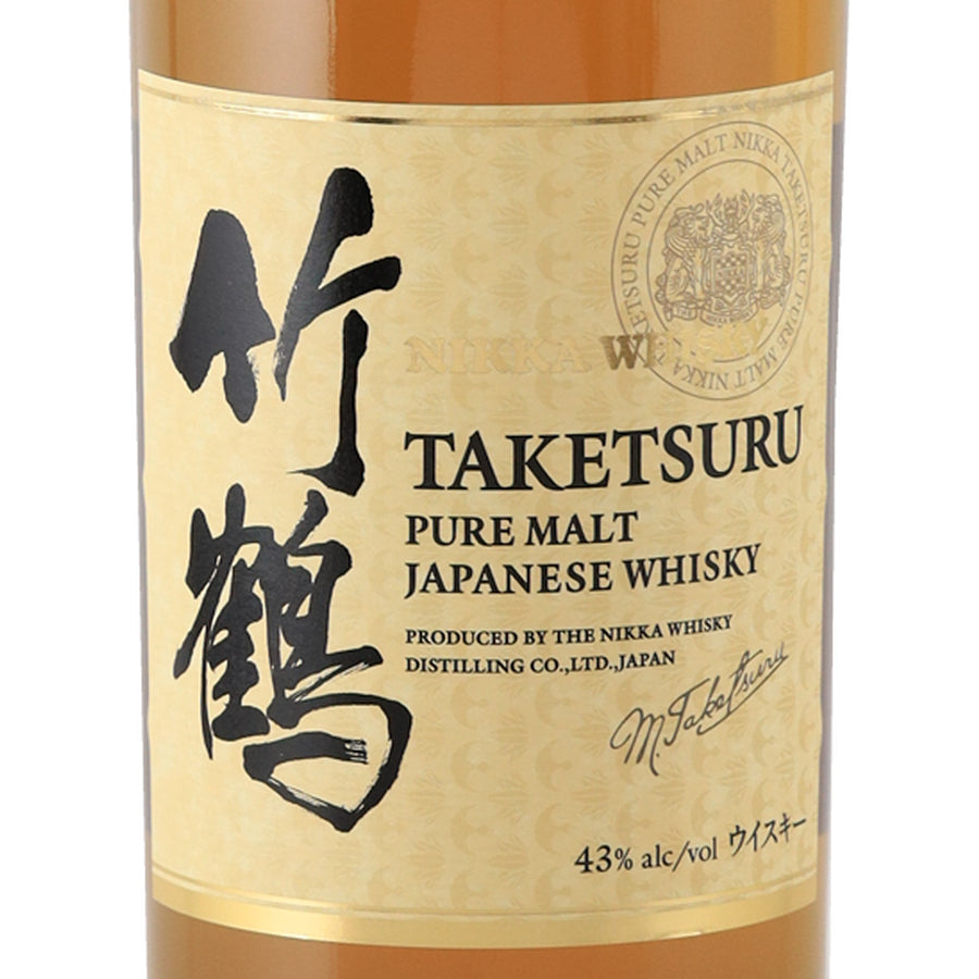 Nikka Taketsuru Pure Malt Japanese Whisky - front label