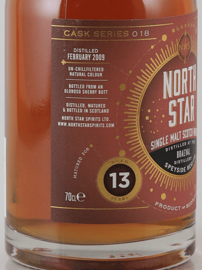 North Star Braeval 13 Year Old 2009 - Bottle Of Japan