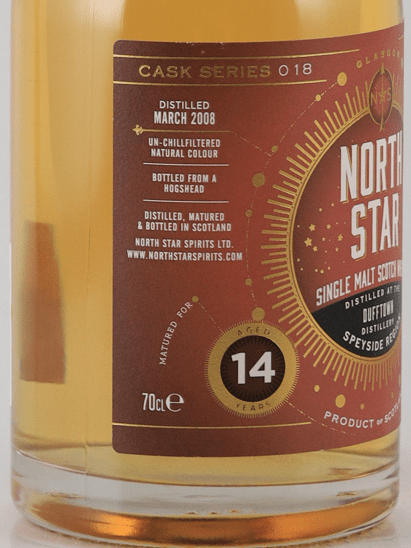 North Star Dufftown 14 Year Old 2008 - Bottle Of Japan