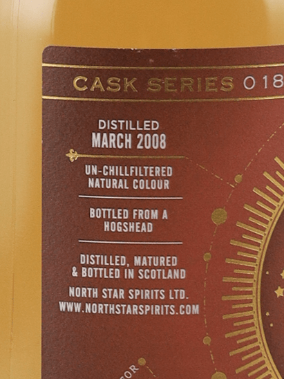 North Star Dufftown 14 Year Old 2008 - Bottle Of Japan