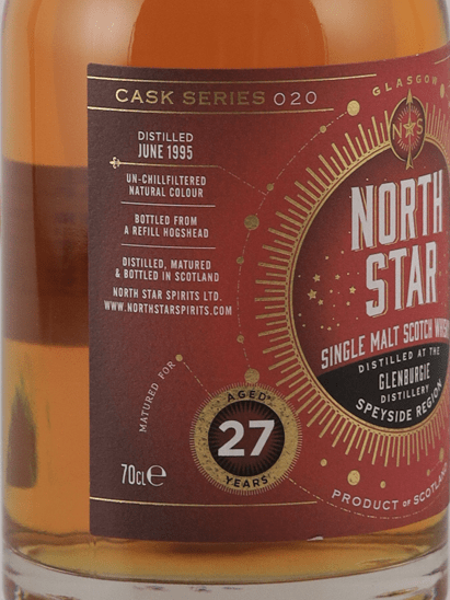 North Star Glenburgie 27 Year Old 1995 - Bottle Of Japan