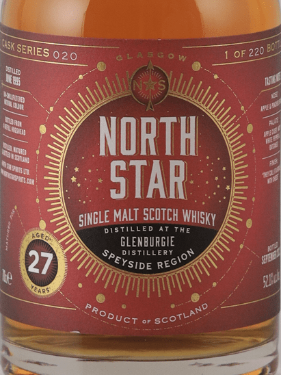 North Star Glenburgie 27 Year Old 1995 - Bottle Of Japan