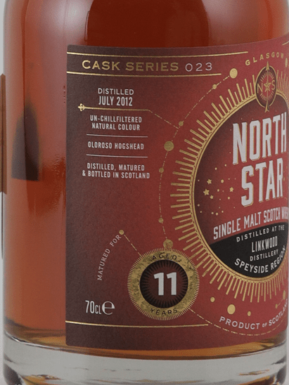 North Star Linkwood 11 Year Old 2012 - Bottle Of Japan