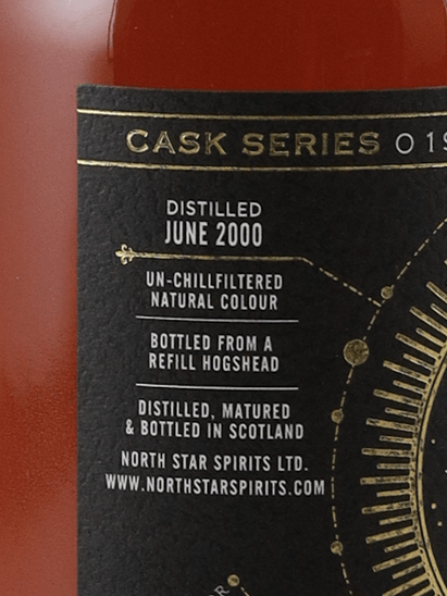 North Star Secret Highland 22 Year Old 2000 - Bottle Of Japan