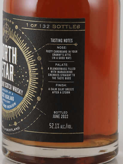 North Star Secret Highland 22 Year Old 2000 - Bottle Of Japan