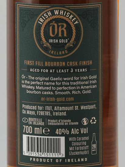 Oh Irish Gold Whisky - Bottle Of Japan