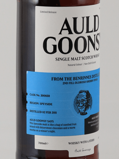 Old Goons Malt Benrinnes 13 Year Old 2011 - Bottle Of Japan