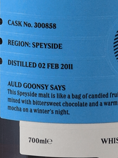 Old Goons Malt Benrinnes 13 Year Old 2011 - Bottle Of Japan