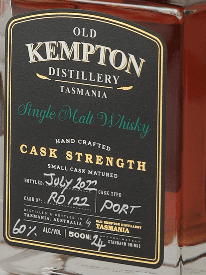 Old Kempton Port Cask - Bottle Of Japan